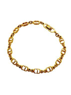Dior Bracelet CD Logo Gold Plated